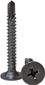 Heavy-Duty 1.5" Stainless Steel Boat Screws – Corrosion-Resistant (50 Pack)