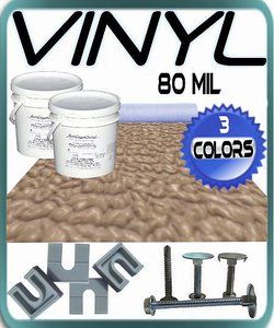 80 Mil Pontoon Vinyl Flooring Kit 