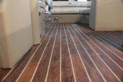 AquaTread TEAK Pontoon Vinyl Decking Kit