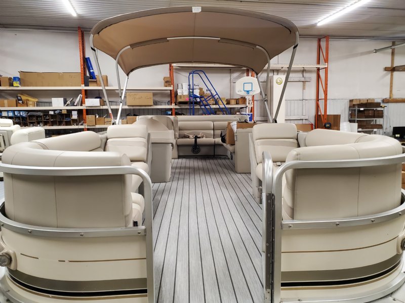 pontoon teak vinyl floor