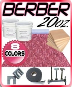 Pontoon Boat Deck Kit with Berber Pontoon Carpet