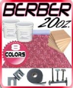 Pontoon Boat Deck Kit with Berber Pontoon Carpet