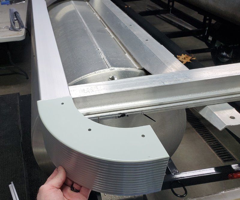 large corner caps for boats