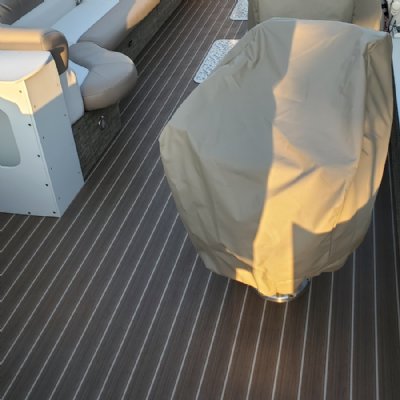 pontoon teak vinyl floor