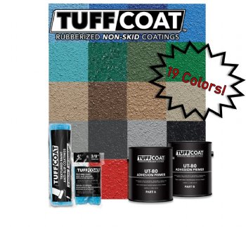 Tuff Coat Wood, Concrete, or Fiberglass Flooring Kit